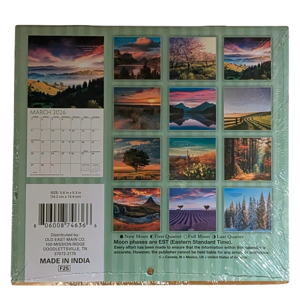2026 Wall Calendar PSALMS 16 Month 11